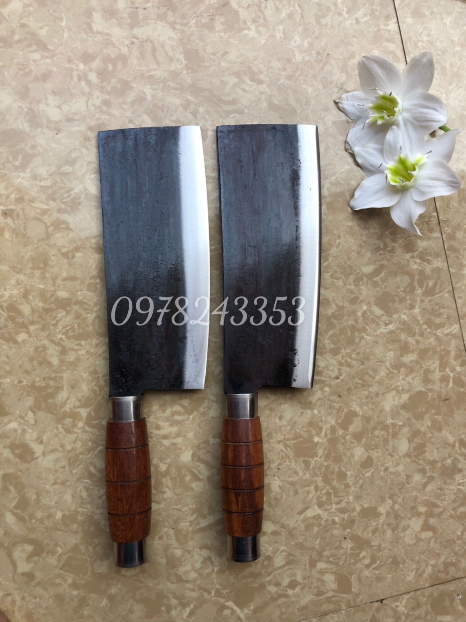 Dao chặt xương chặt gà vịt dáng phở chuẩn chất nhíp