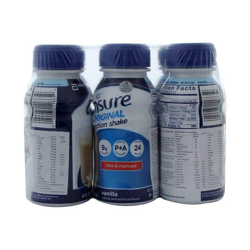 [Date 05/2023] 1 chai sữa Ensure Vani 237ml/chai