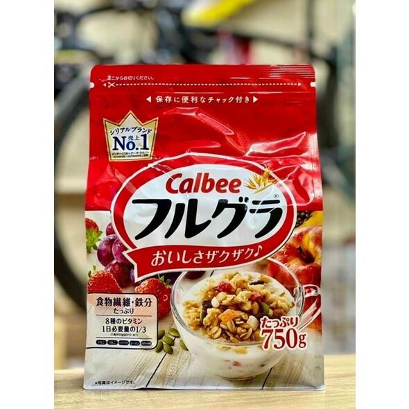[KM đặc biệt date T12/2024] Ngũ cốc trái cây Callbe 750g nội địa Nhật Bản
