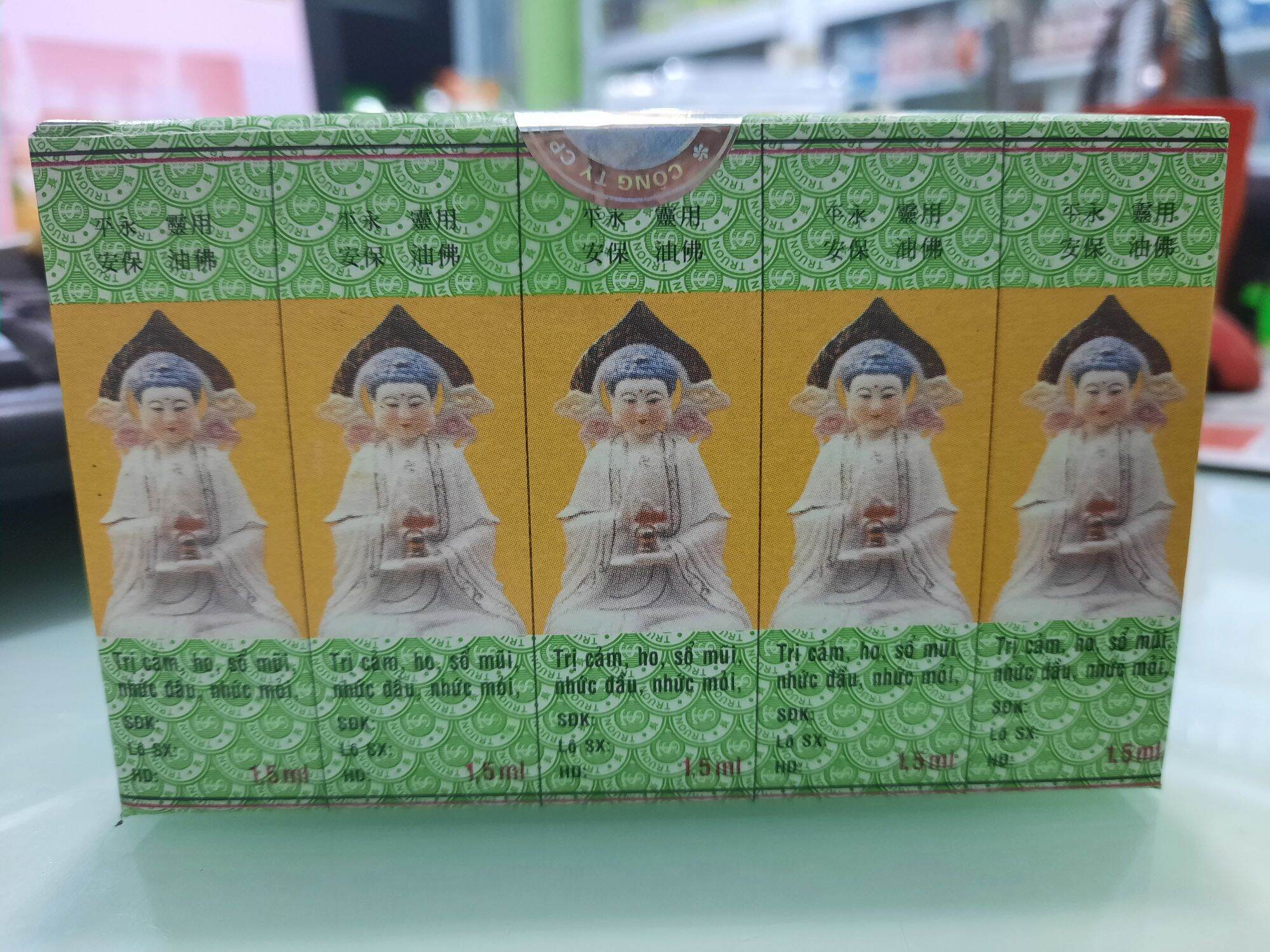 10 chai dầu phật linh 1.5ml