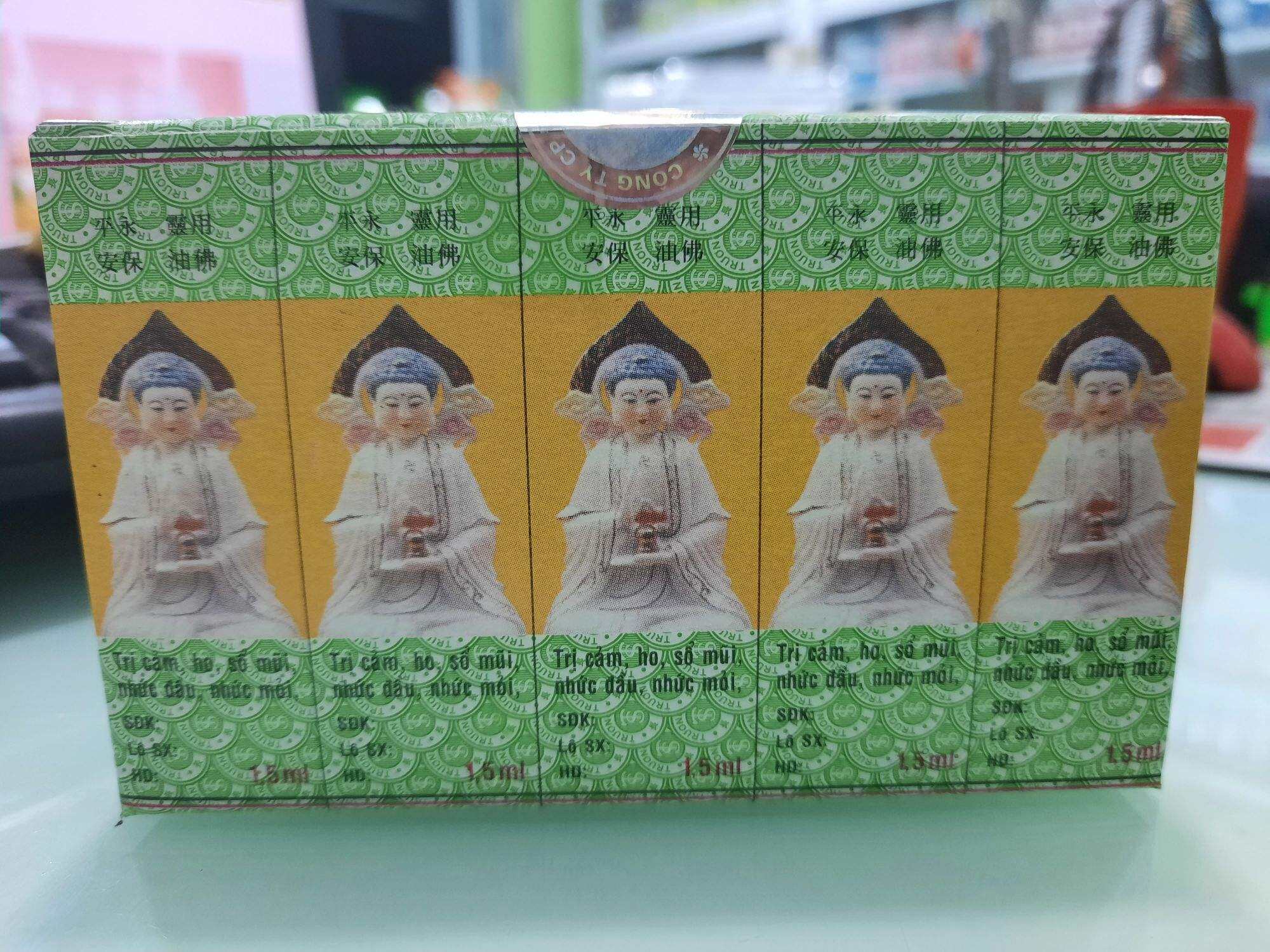 10 chai dầu phật linh 1.5ml