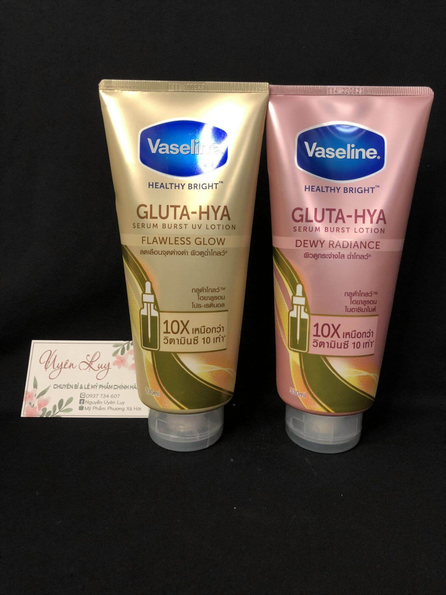 Vaseline 10x hàng Thái dưỡng trắng da