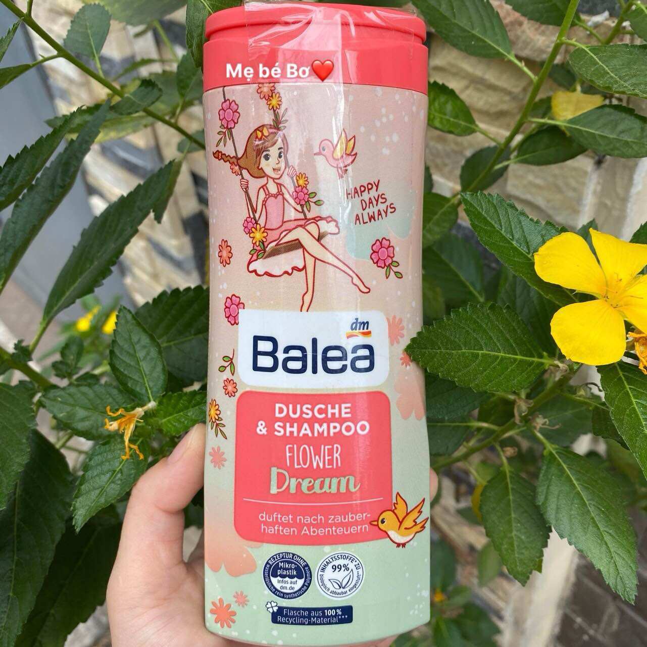 Sữa tắm gội 2 trong 1 BALEA Đức 300ml cho bé