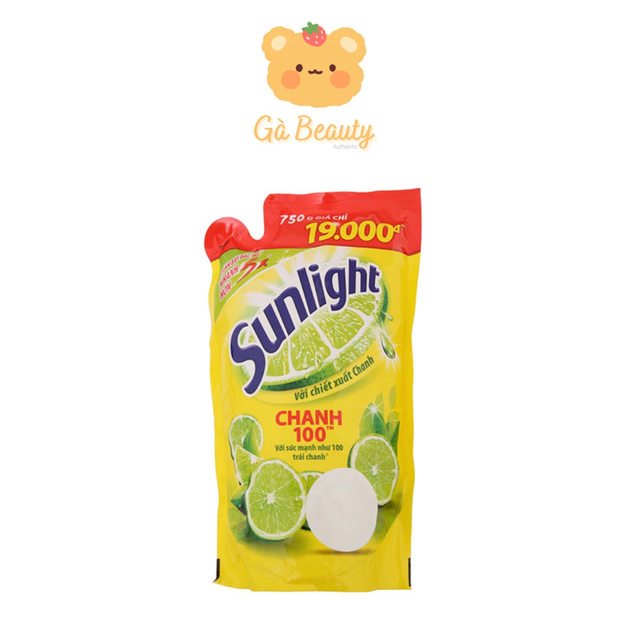 Nước Rửa Chén Sunlight Chanh Bịch 750g