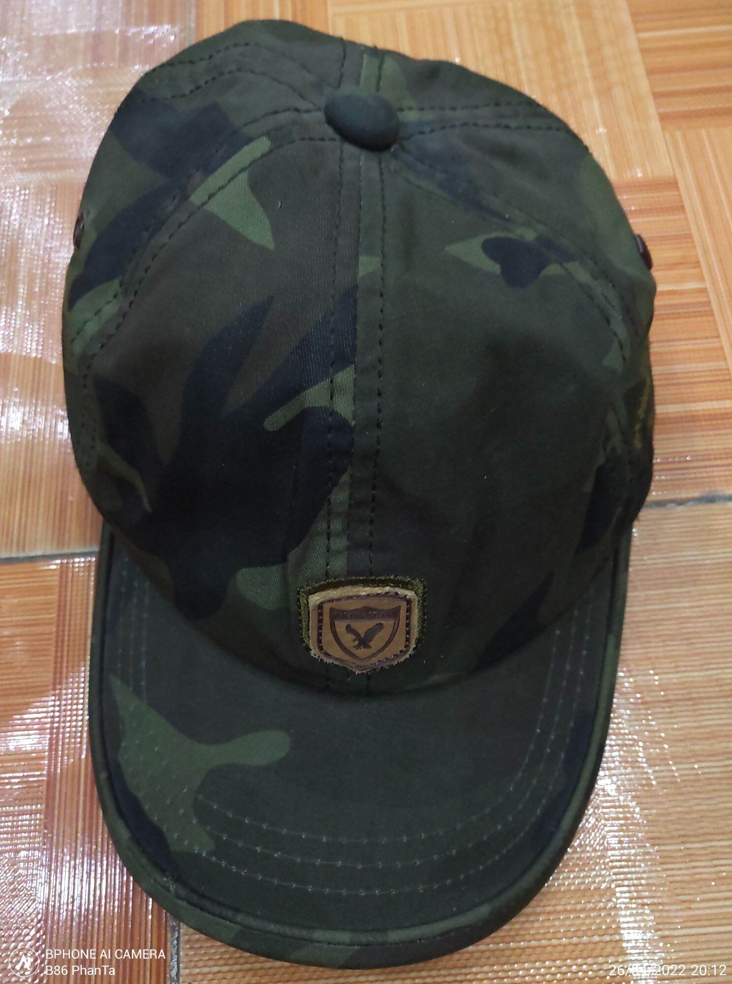 Mũ thời trang rằn ri nâu đậm