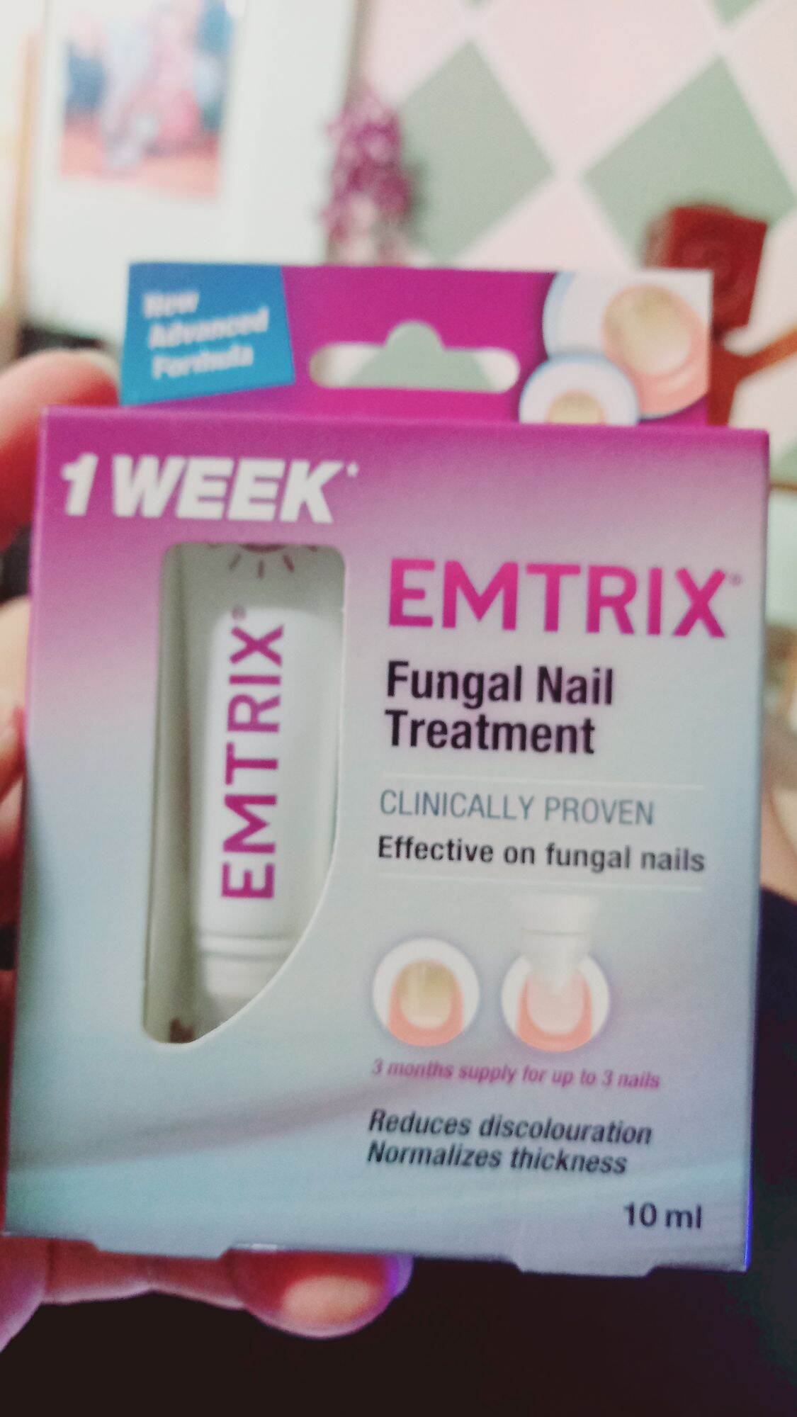 Emtrix khắc phục loạn dưỡng móng, móng ố đen