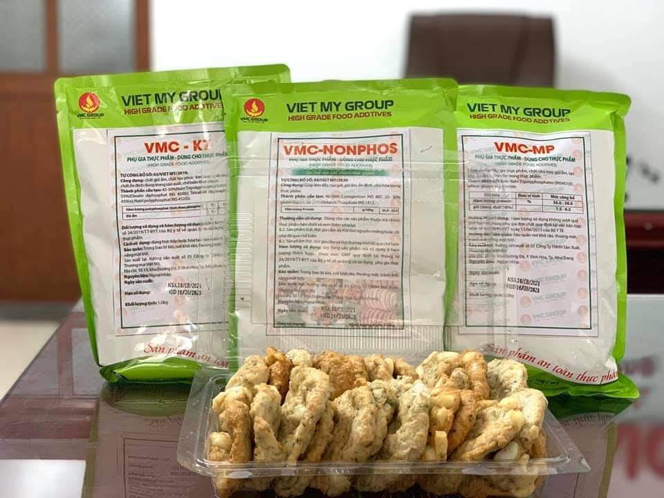 VMC K7 -Tạo độ dai giòn cho chả cá, chả mực
