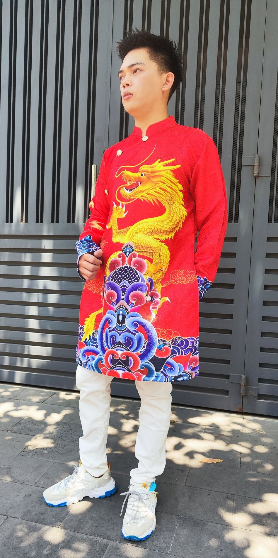 áo dài nam