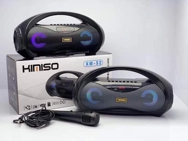 Loa blutooth Kimiso KM-S1 không dây tặng kèm Mic hát là phê