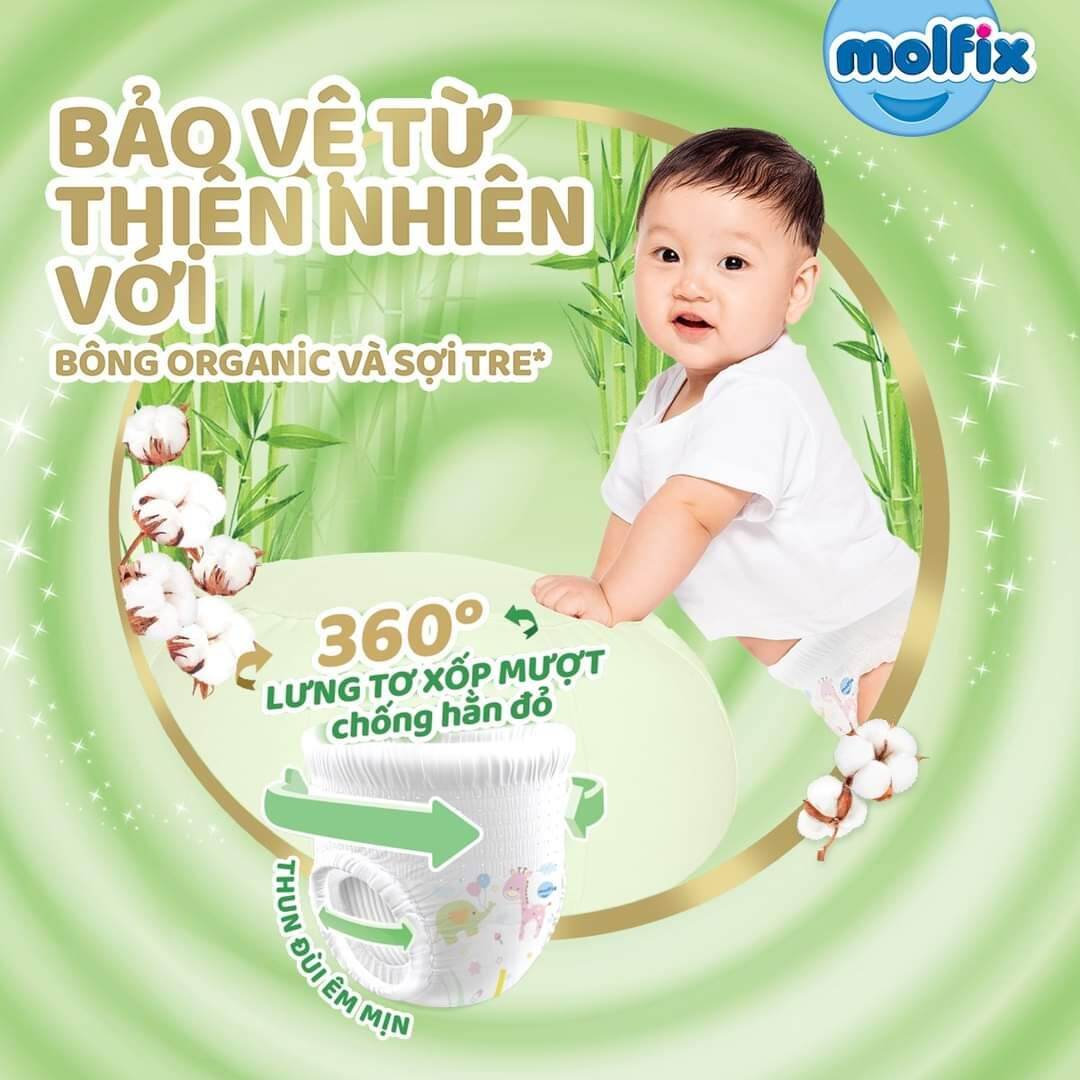Tã quần Molfix Thiên Nhiên size M/L/XL/XXL