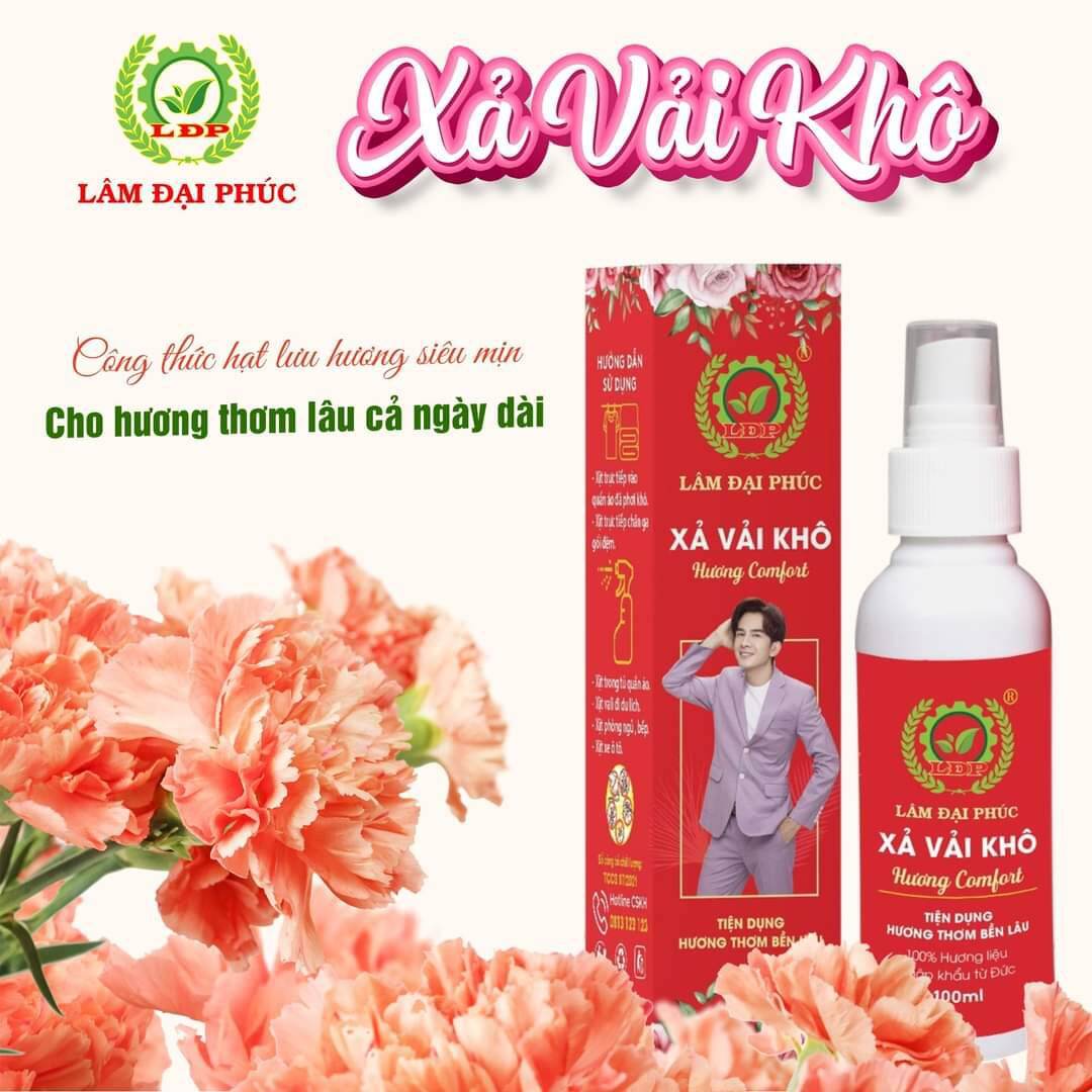 xịt thơm (xả vải khô)