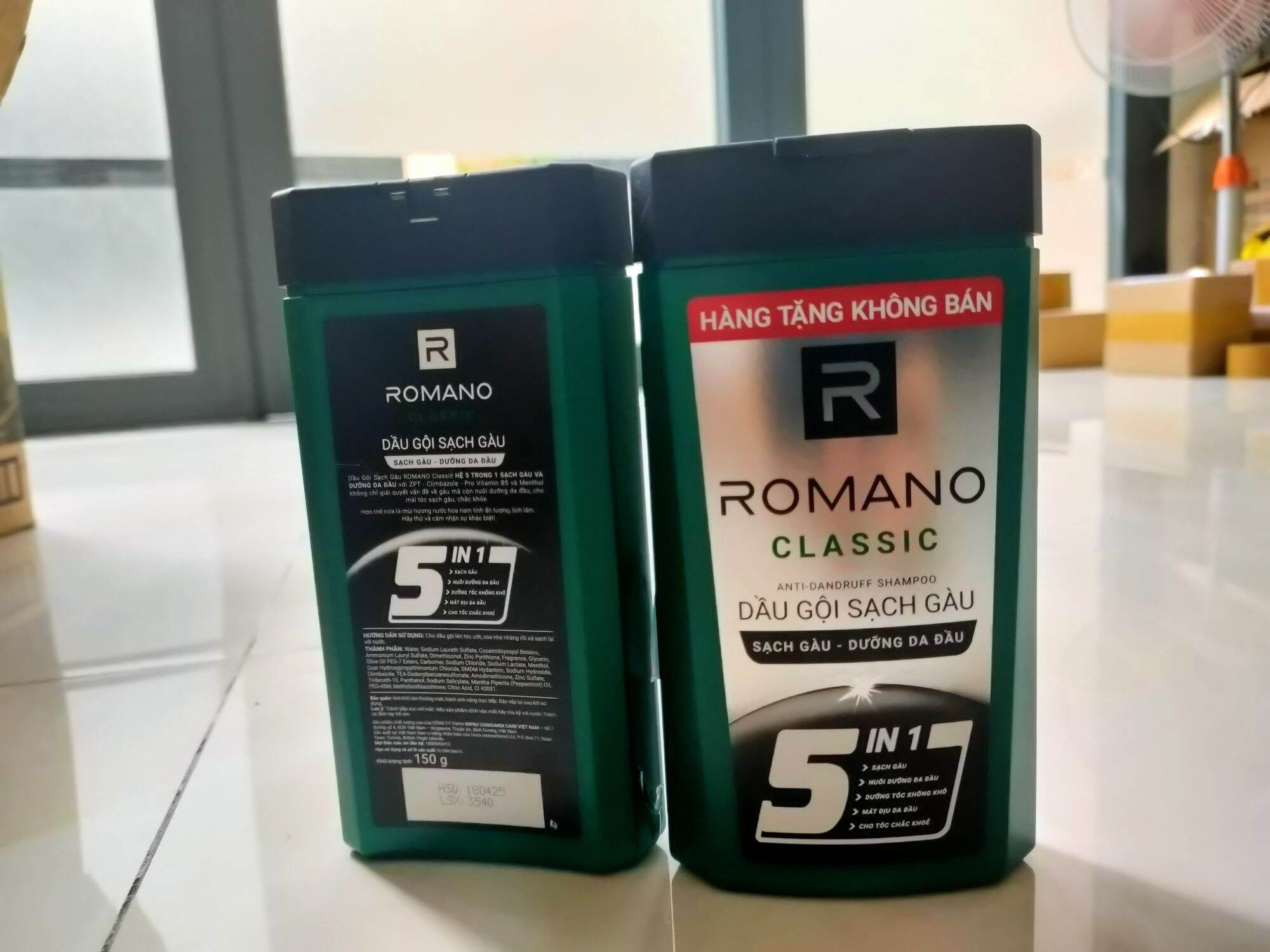 Dầu Gội 5in1 Romano Classic 150G