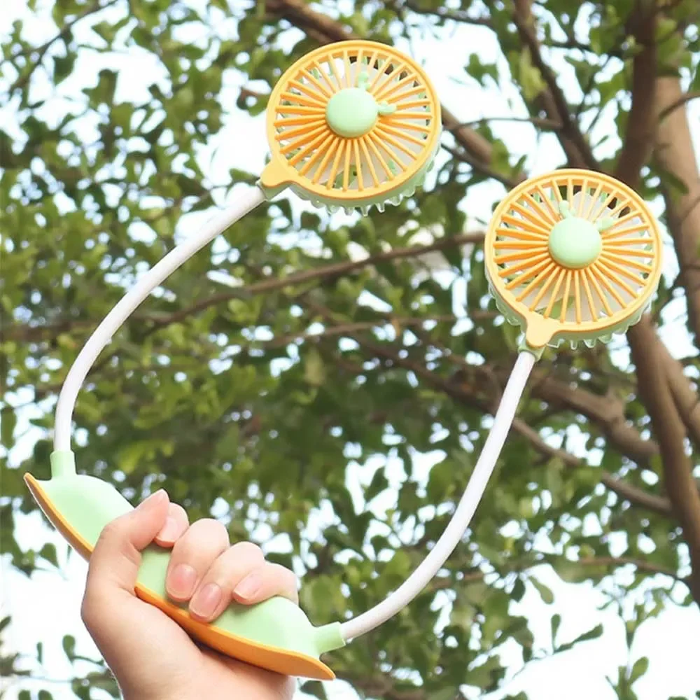 Quạt đeo cổ mini gấp gọn