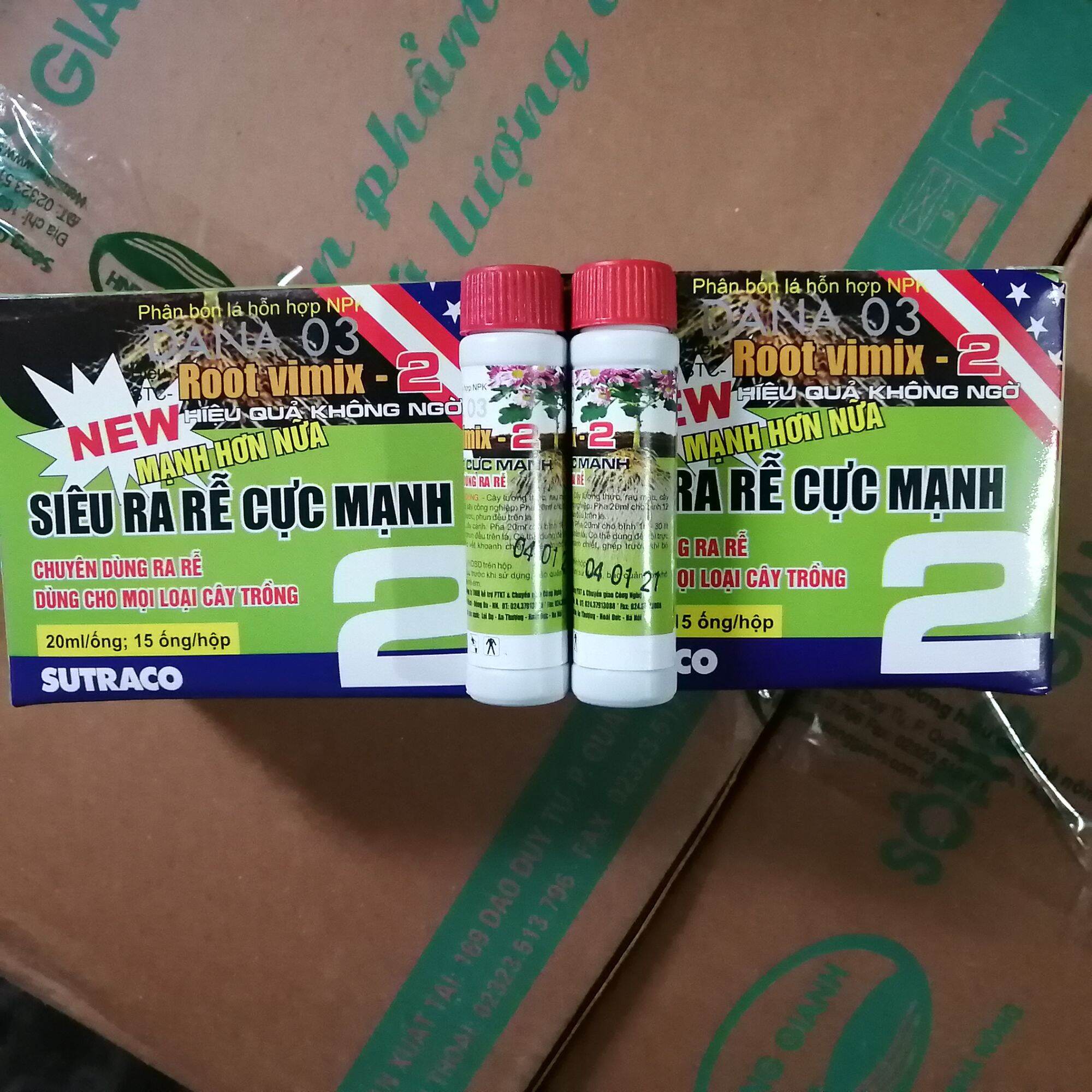 Combo 5 lọ Siêu kích rễ Cực mạnh Root vimix - 2 - ống 20ml