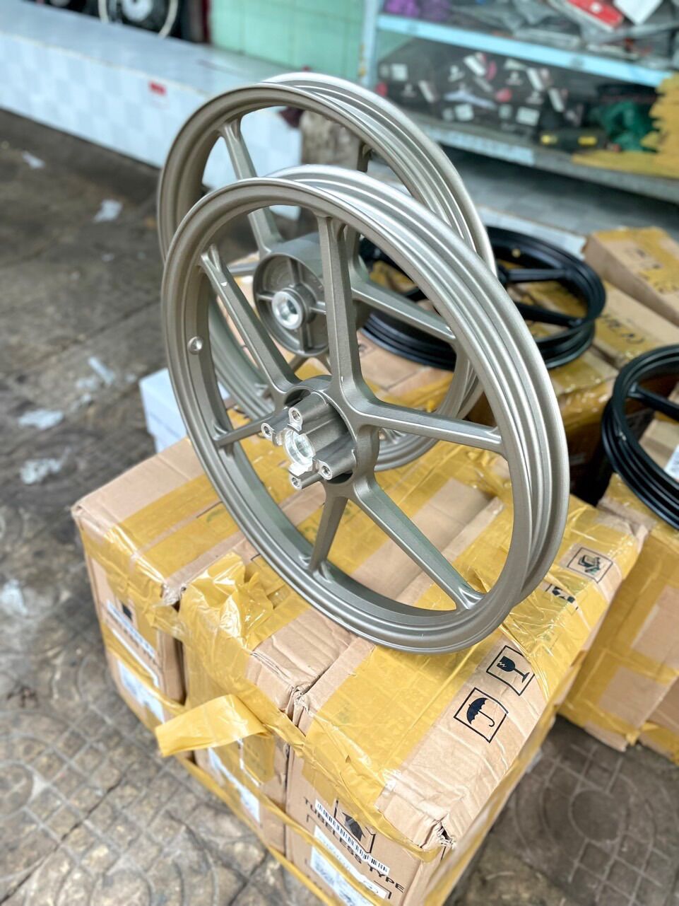 Mâm AT Mẫu BRT Wave Fuled 1.4 1.6