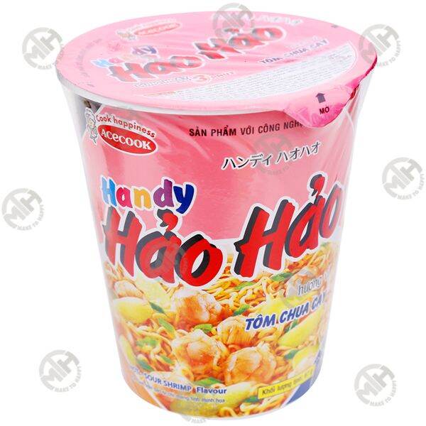 01 Thùng Mỳ Tôm Hảo Hảo cốc Handy (Chua Cay)