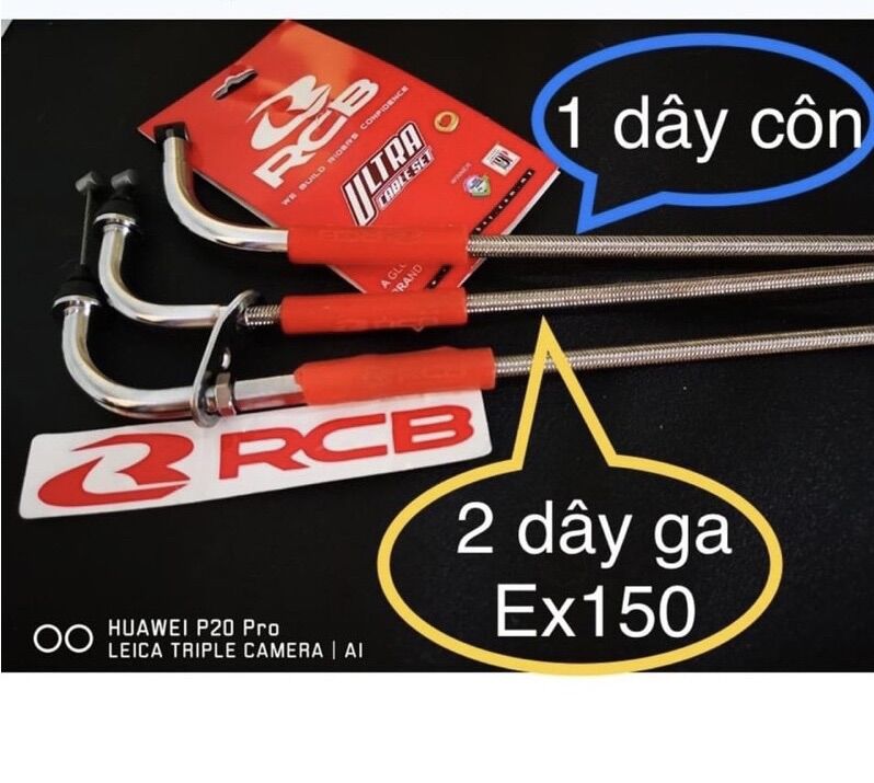 Combo 3 Dây ga col RCB Exciter 150