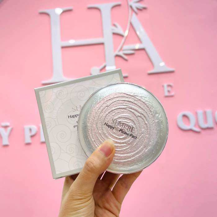 Phấn Phủ Dạng Nén Geo Lamy Sempre Happy & Please Pact (22g)