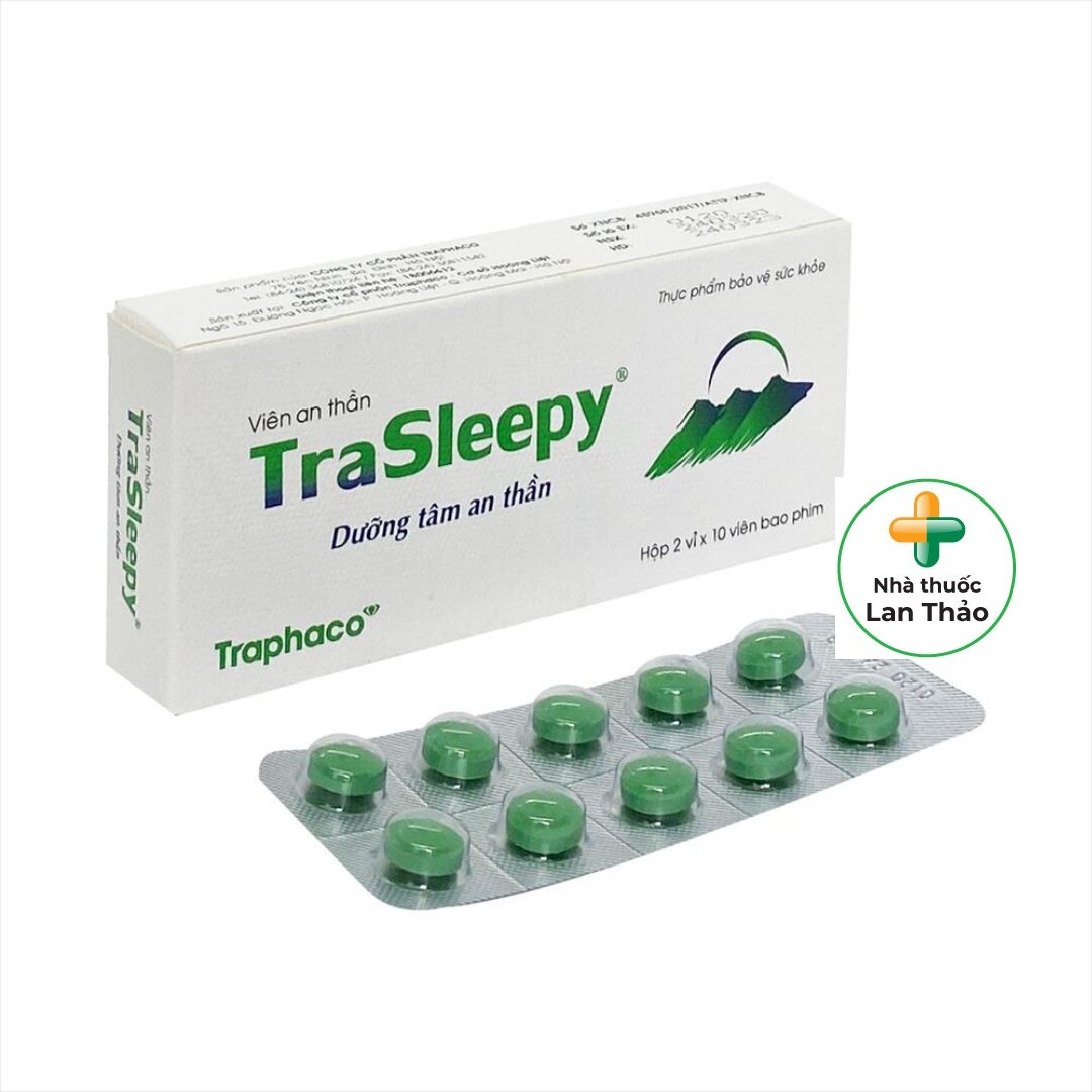 Viên uống an thần ngủ ngon trasleepy hộp 20 viên