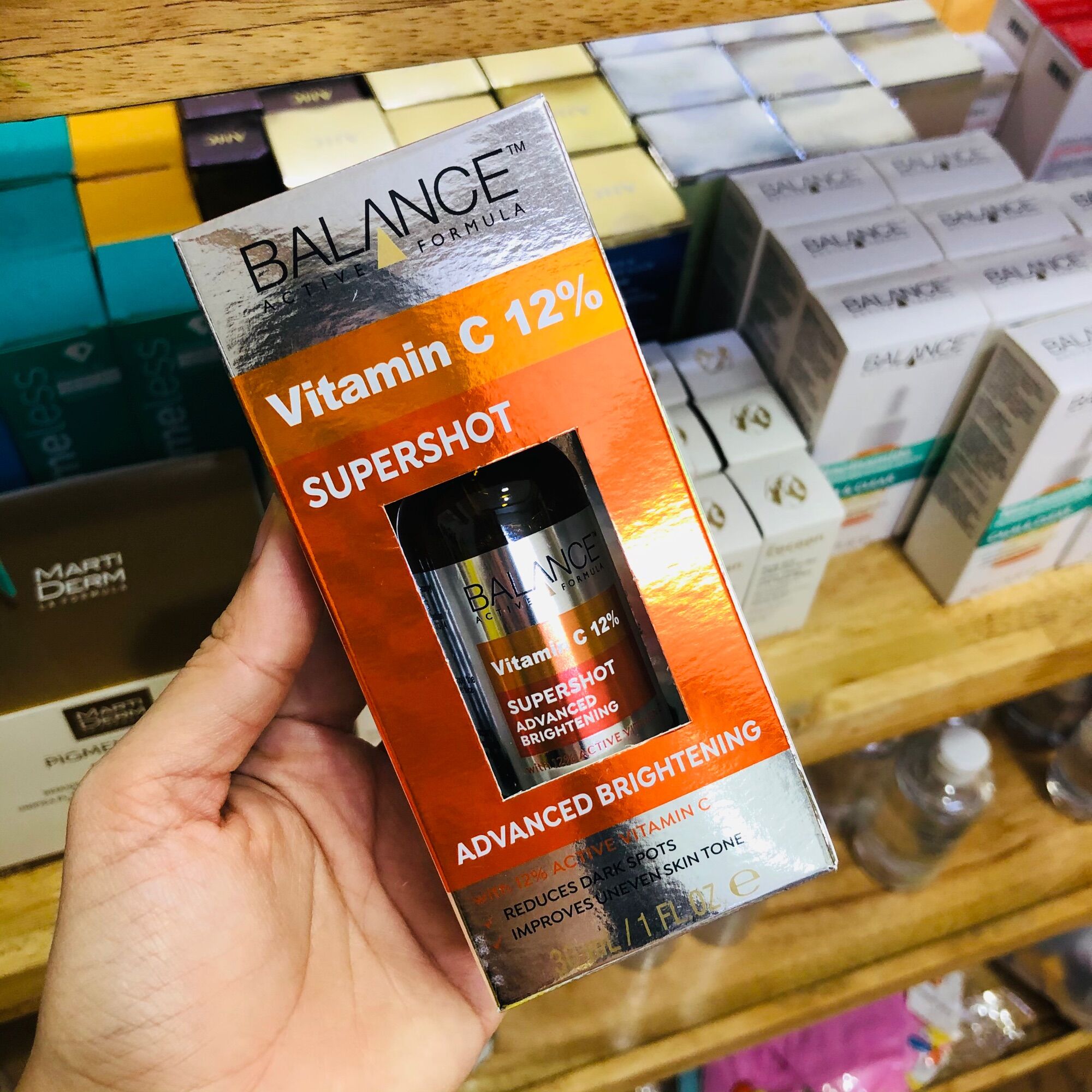 Serum Balance Vitamin C 12% 30ml sáng da, mờ thâm