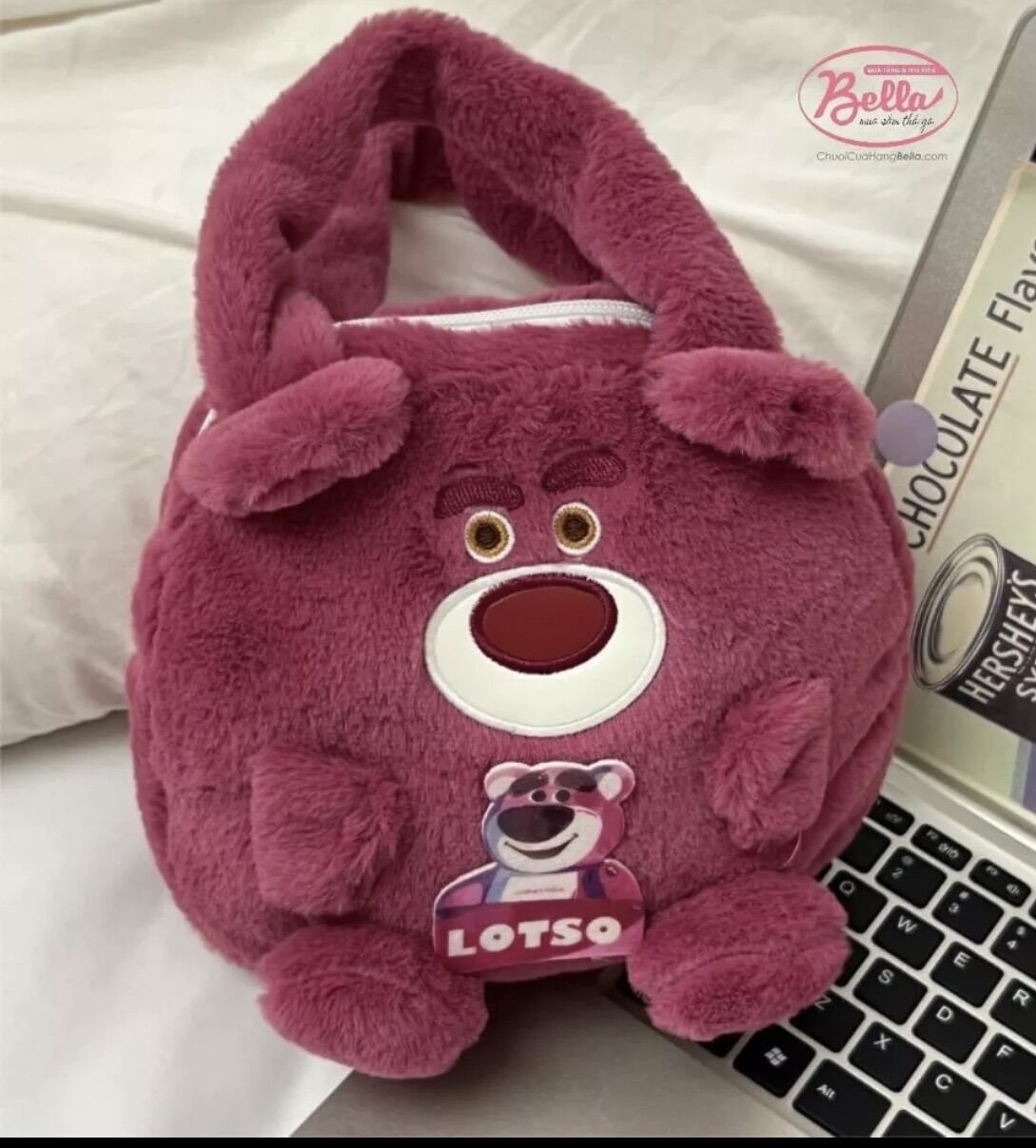 Túi gấu dâu lotso dễ thương