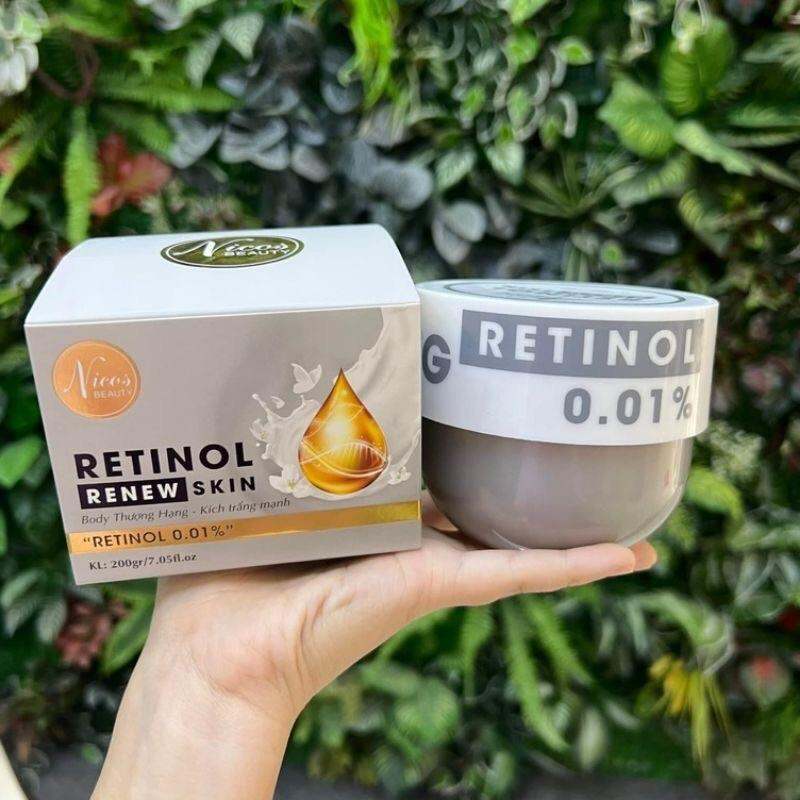 Kem Body Retinol Thượng Hạng - Thanh Nhi Nicos 200Gram