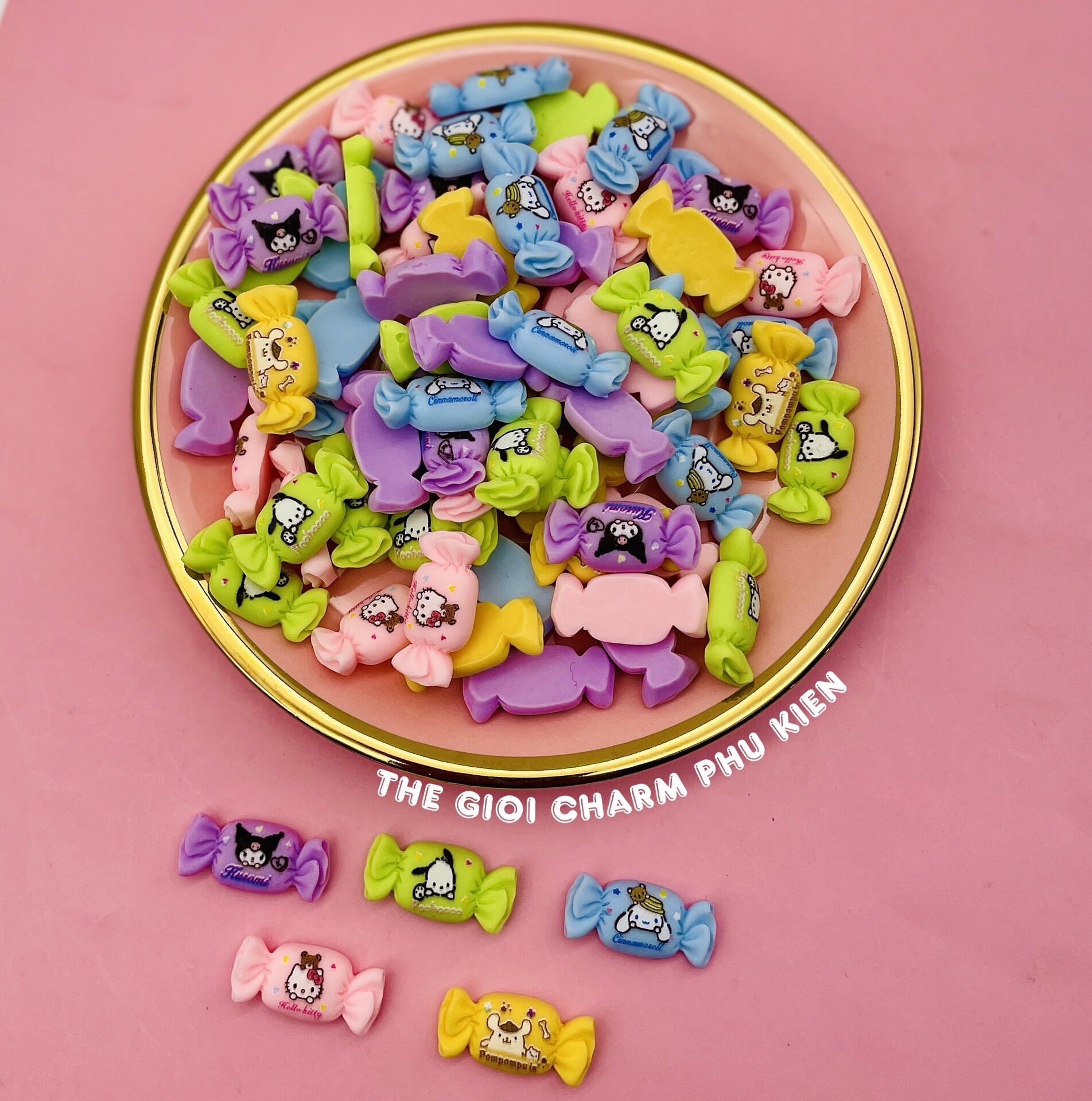 Set 100 charm THEO MẪU đẹp xinh