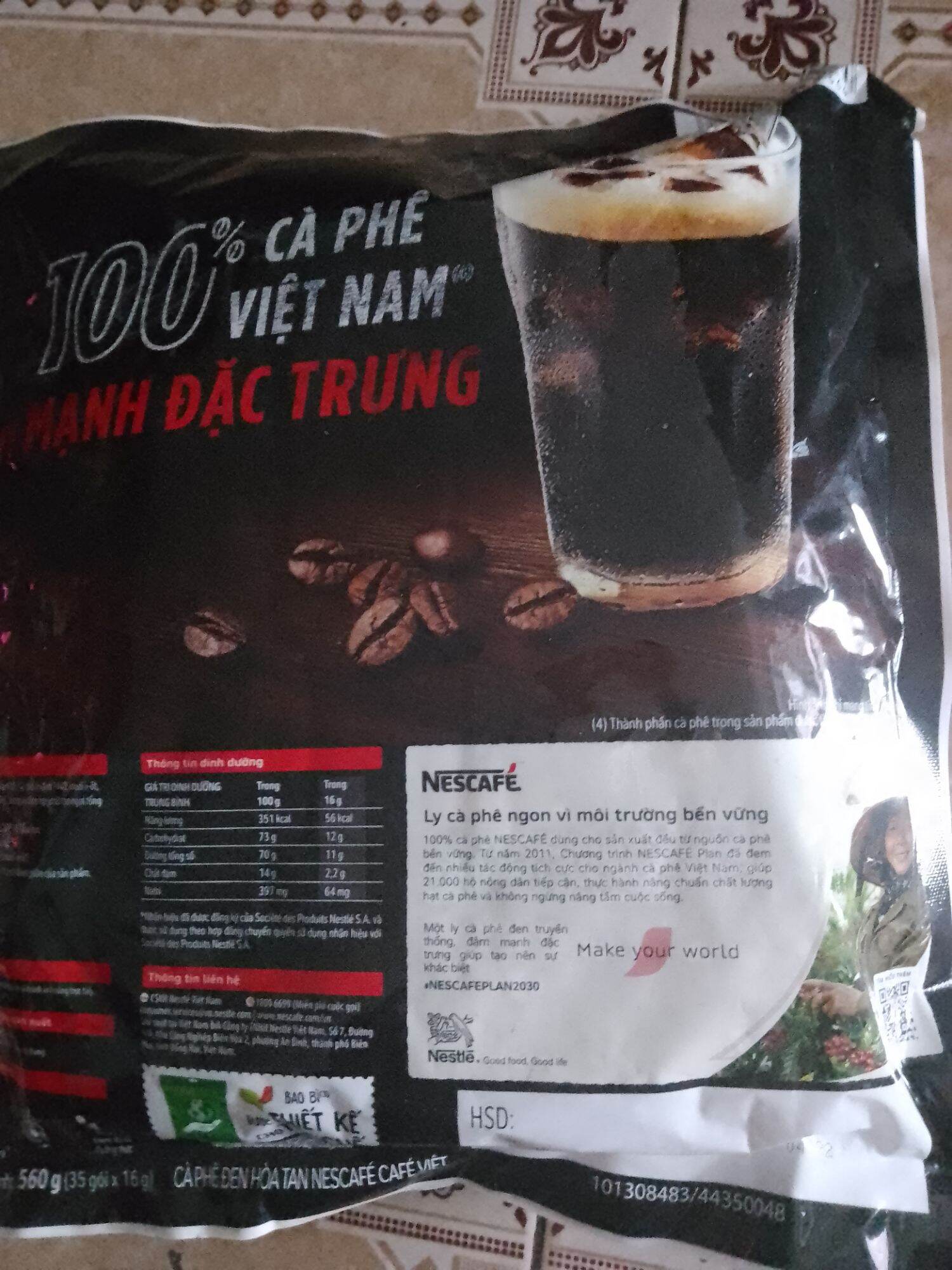 combo 10 gói giá 35k cafe việt