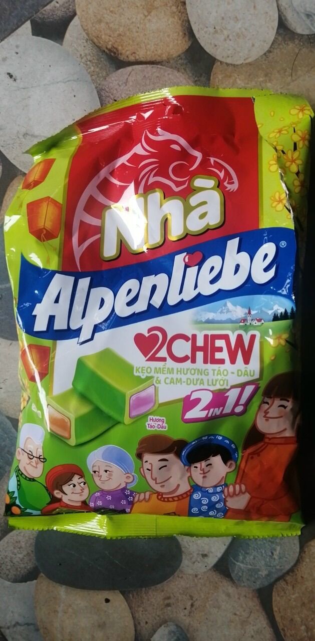 Kẹo Mềm  Alpenlibe 2 chew 2 vị