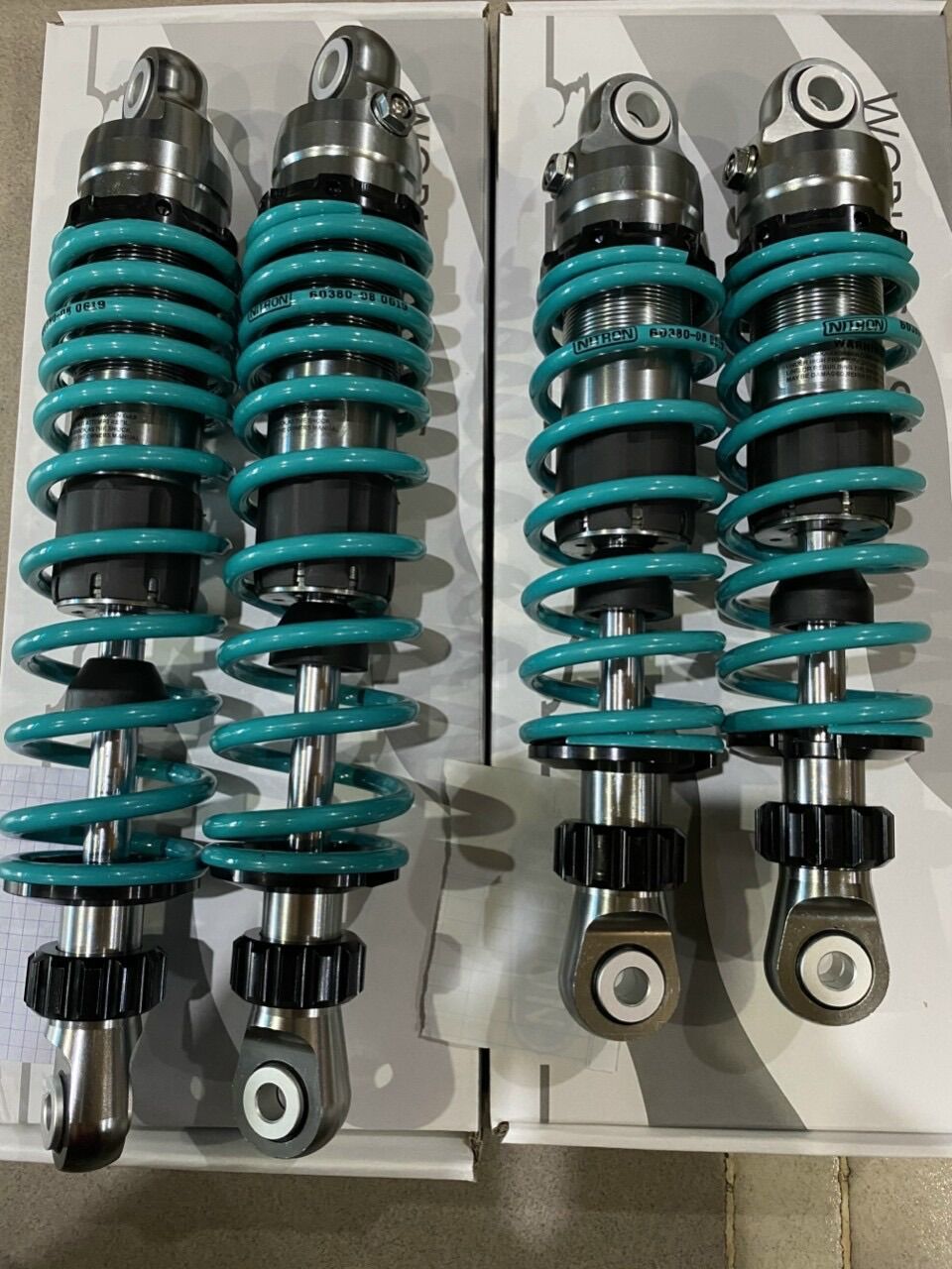 Cặp phuột nitron không bình dầu gắn wave deam sius