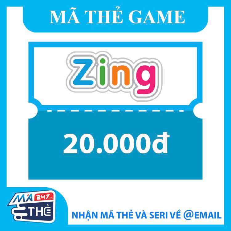 Mã thẻ game Zing 20K