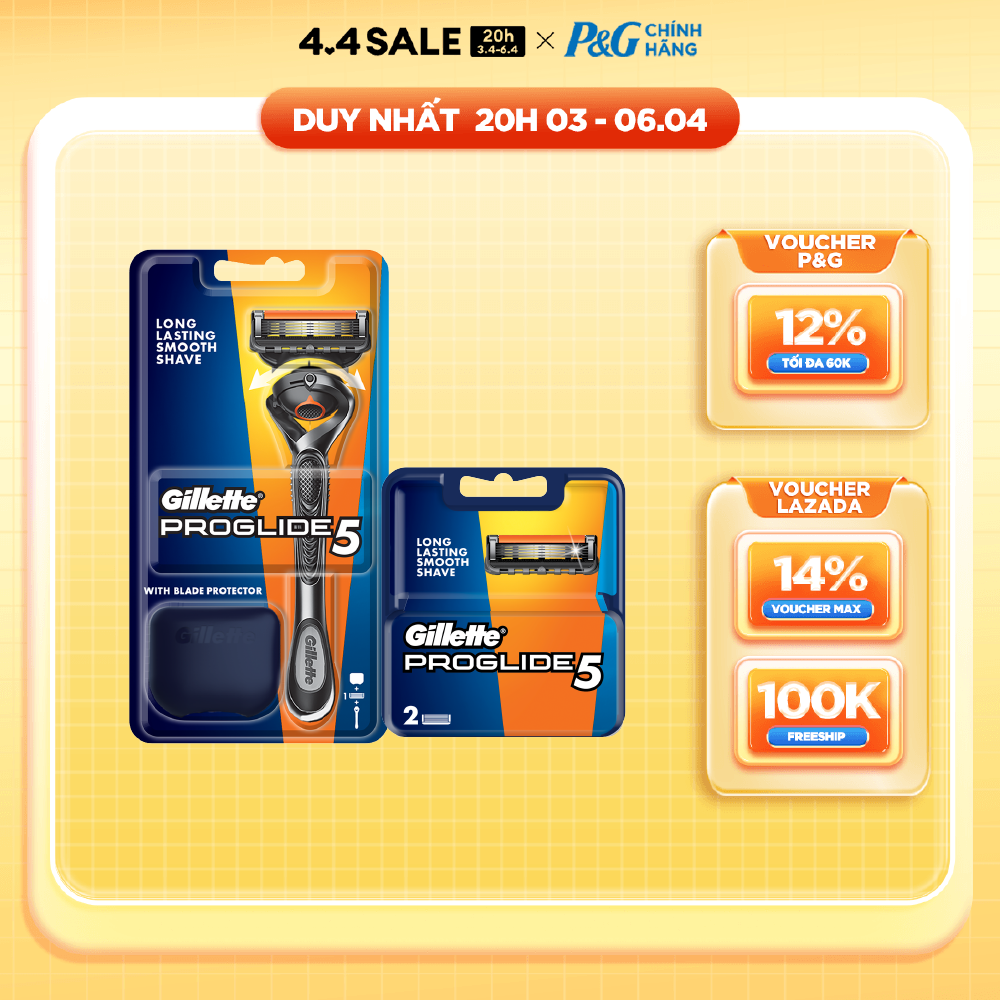 Bộ Dao Cạo Nam GILLETTE Fusion Prolige