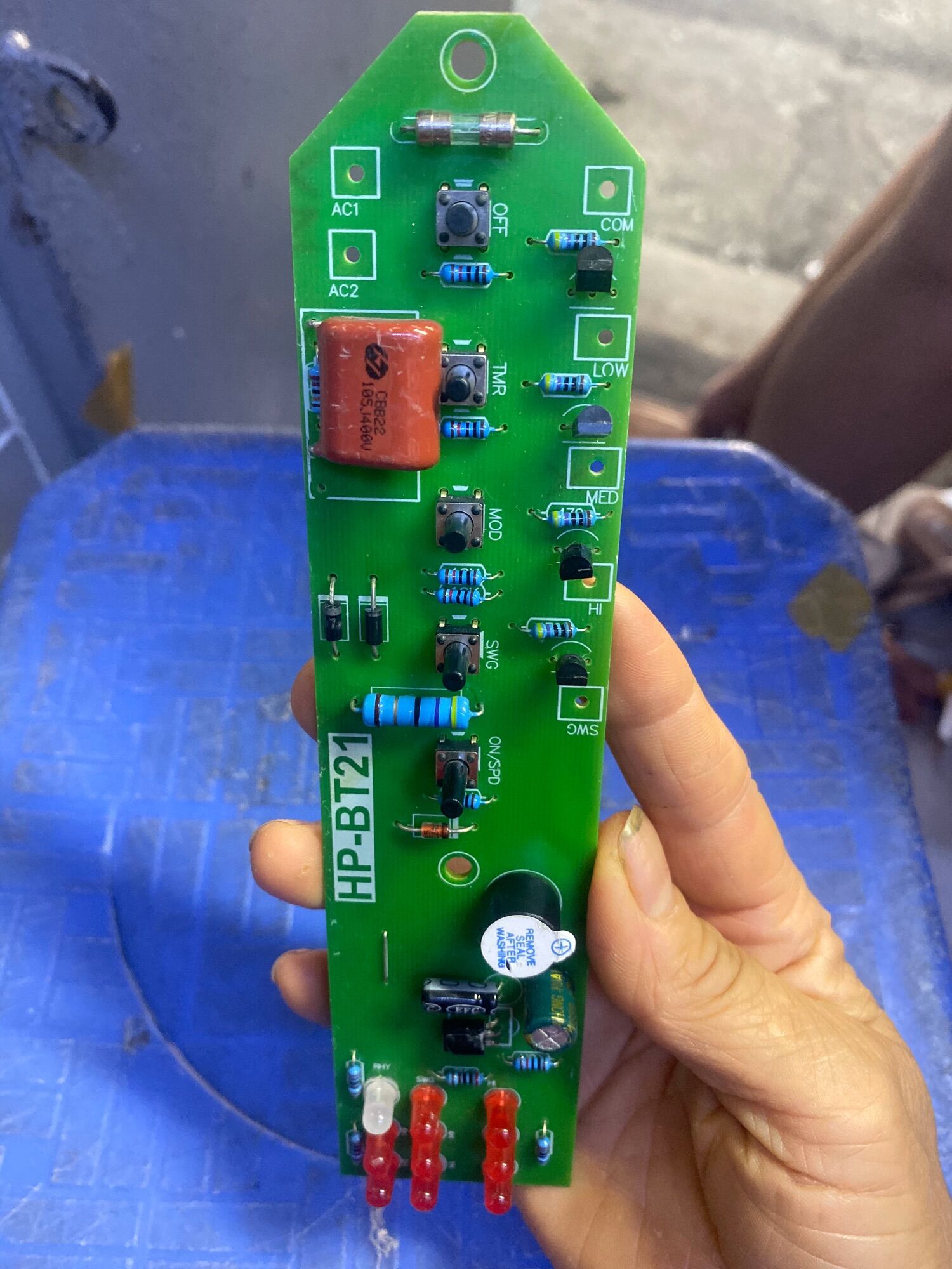 Bộ mạch và khiển quạt hoa phượng