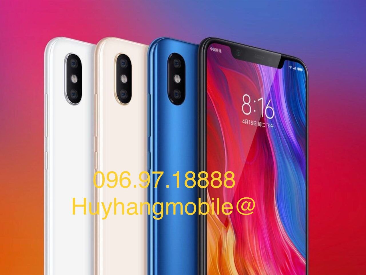 Điện thoại mi 8 . hàng chính hãng, like new đẹp 90%