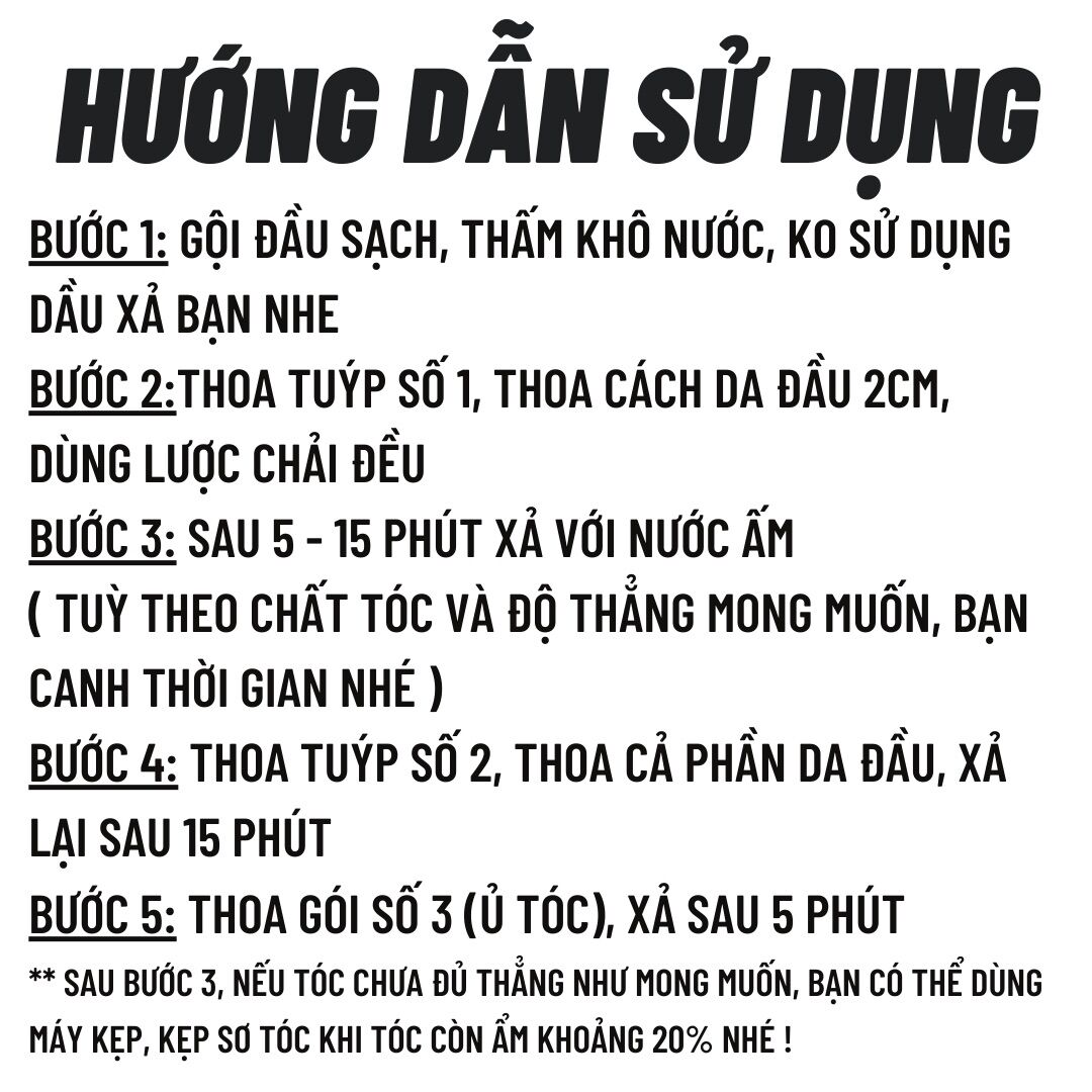 Set duỗi tóc tại nhà Utena Nhật Bản