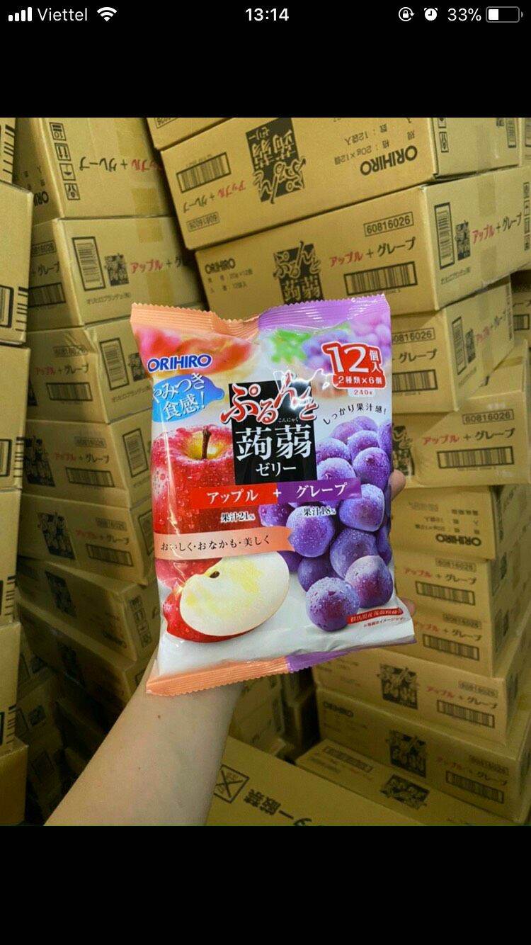 Thạch trái cây Orihiro Nhật Bản