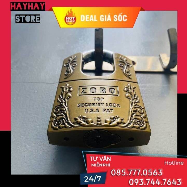 Ổ Khóa Zoro 6 Phân Chống Cắt (Bông Lúa)