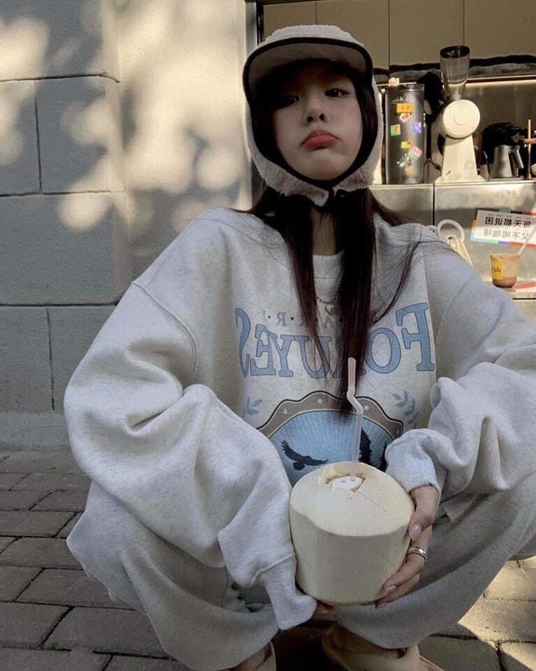 Set bộ nỉ ngoại FORUYES 🌸DAQUY20🌸sét bộ nỉ ngoại Unisex bao chất không xù