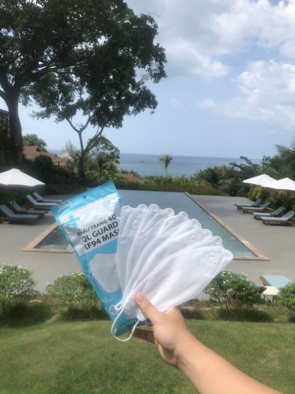 Khẩu trang kf94 hàng 4 lớp ( 1 gói 10 cái)