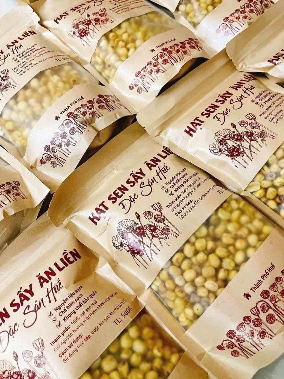HẠT SEN HUẾ SẤY GIÒN 500g