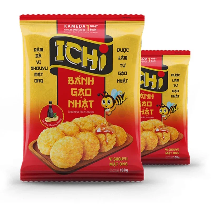 Bánh gạo Nhật ICHI mật ong gói 100g