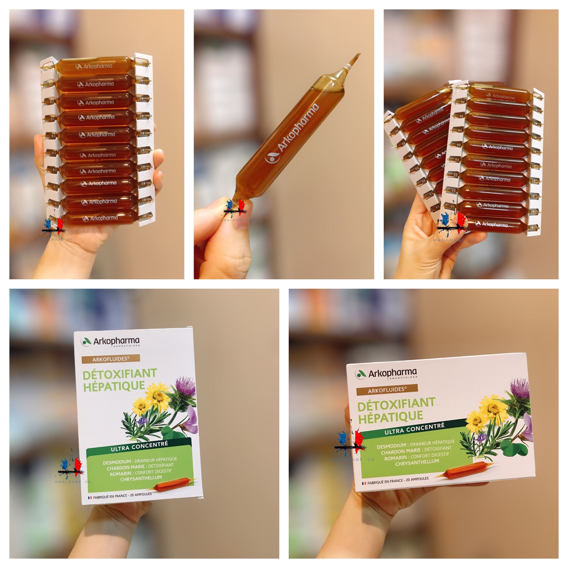 Detox gan 20 & 30 ống Arkopharma Pháp