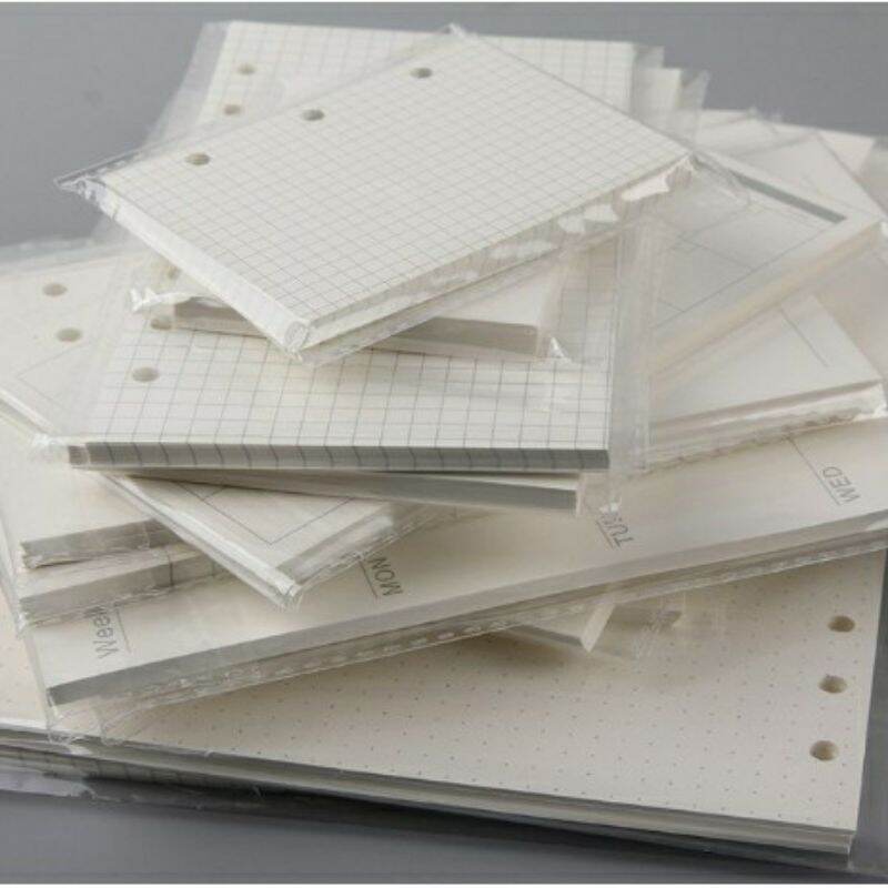 Giấy refill sổ còng, binder A5, B5, A4 làm sổ tay, bullet journal, planner, take note - Aimée Store