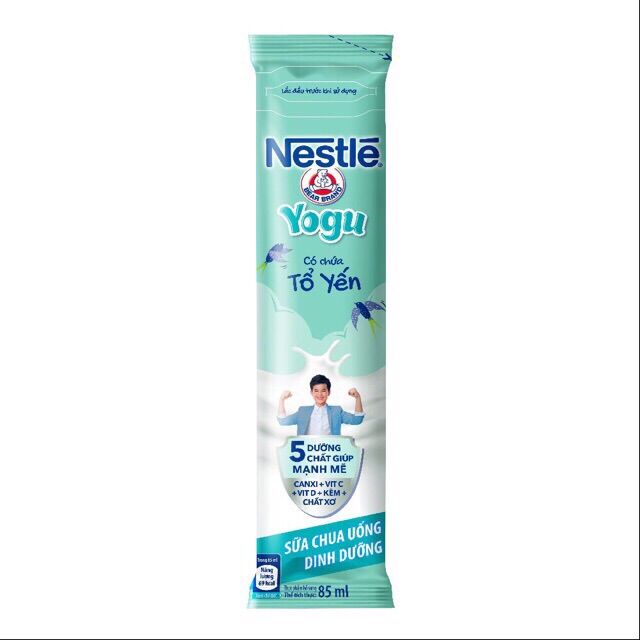 [HCM]Sữa chua Yogu yến thùng 28 bịch x 85ml
