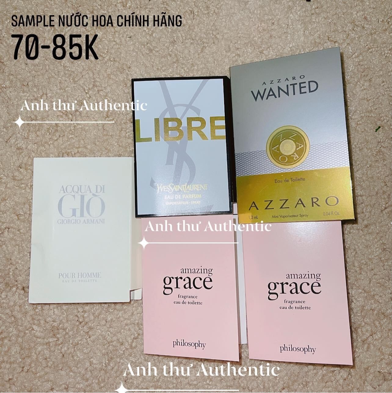 SAMPLE NƯỚC HOA YSL/GRACE