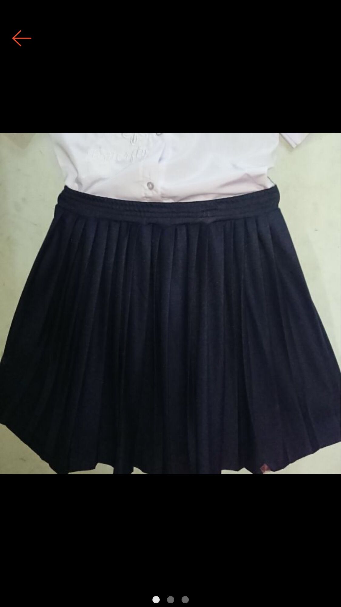 Chân váy xếp ly học sinh size 3 đến 8 giá 40000