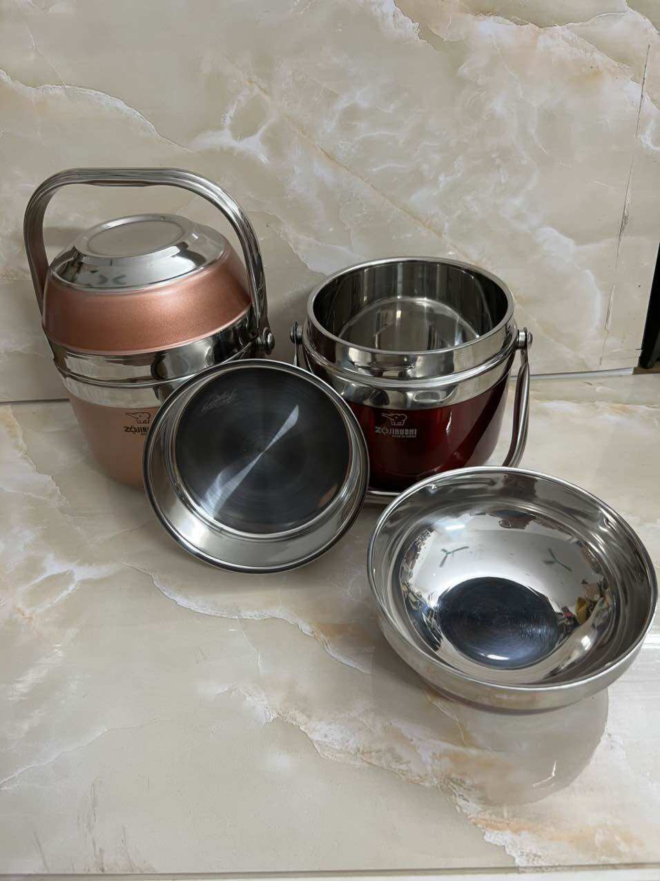 Cặp lồng cơm Inox hàng Nhật bãi (Made in Japan)