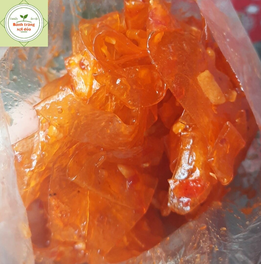 BÁNH TRÁNG DẺO TÔM SỢI ĐỎ - COMBO 10bịch