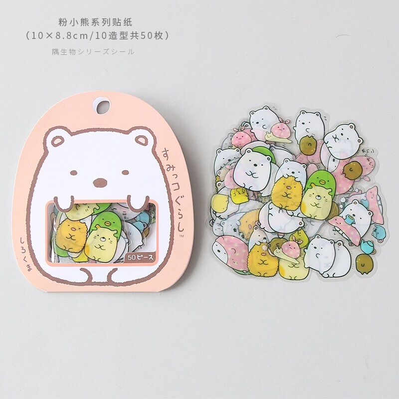 Set 50 sticker trang trí phụ kiện