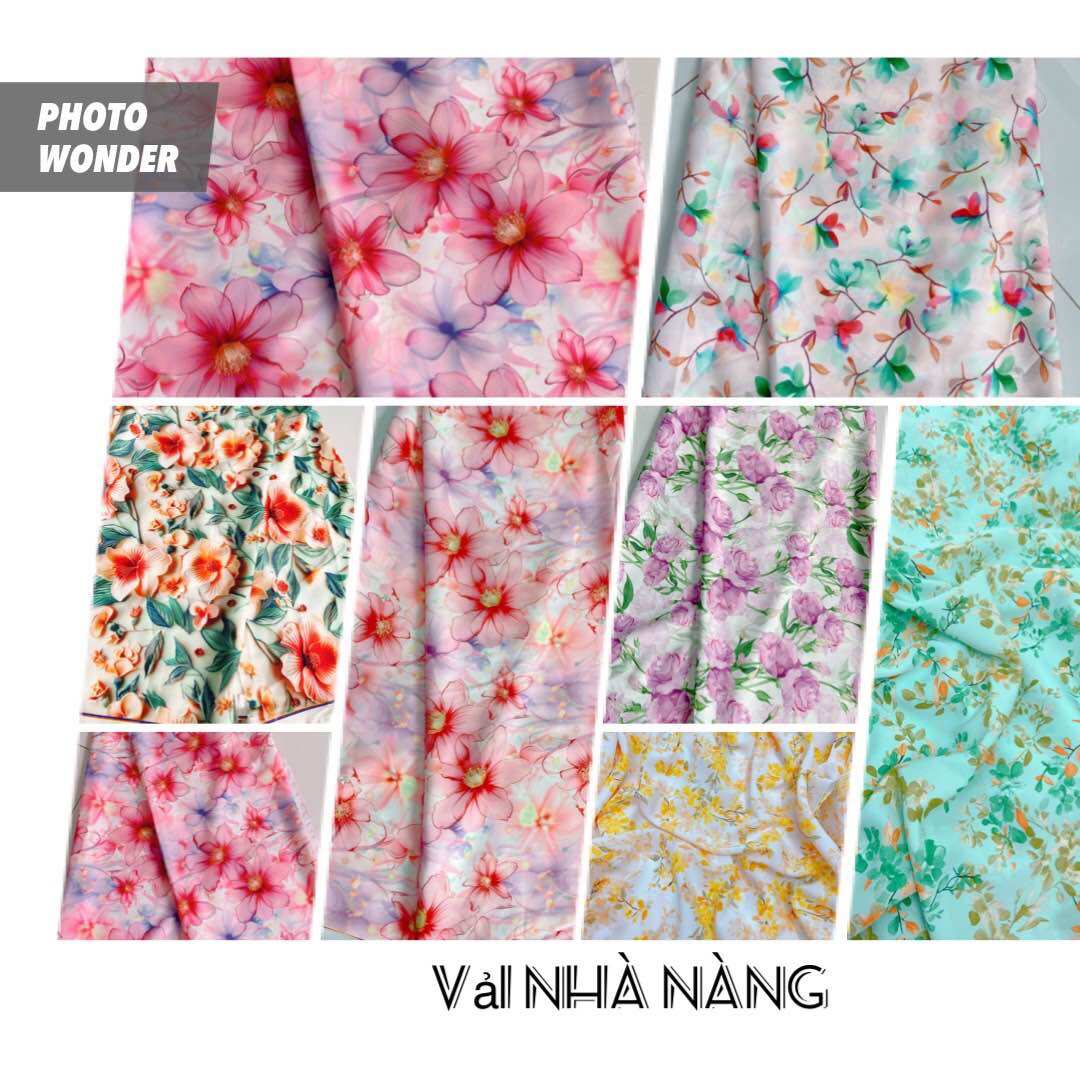Vải Lụa Gấm Hoa may Áo Dài, Bà Ba, Pháp Phục